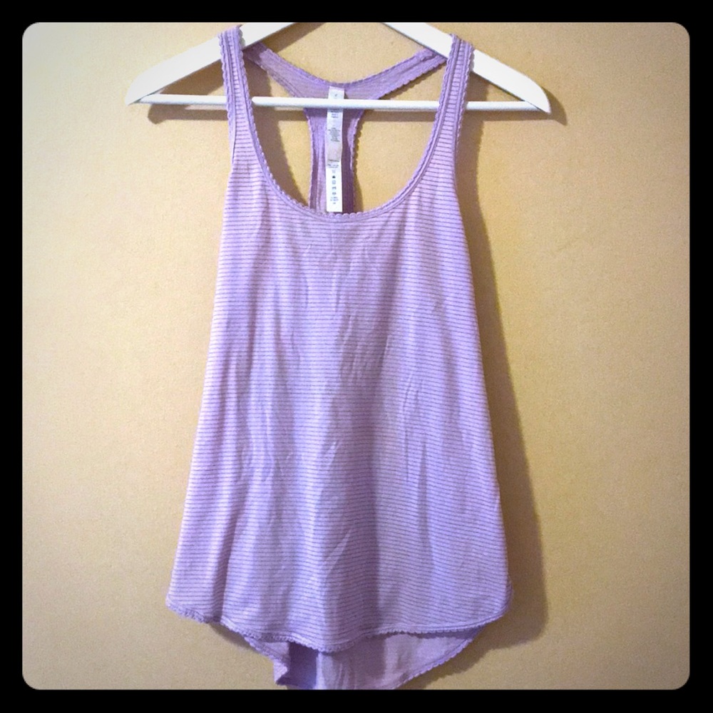 Lululemon Purple Striped Tank Top, Women’s 2